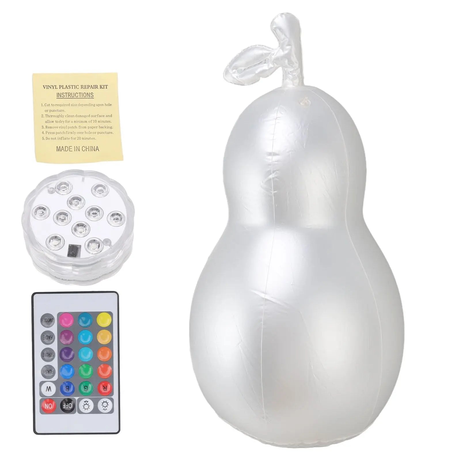 Inflatable Glowing Ball Avocado Shaped Waterproof Remote Control Light Up Ball for Party Wholesale Hub
