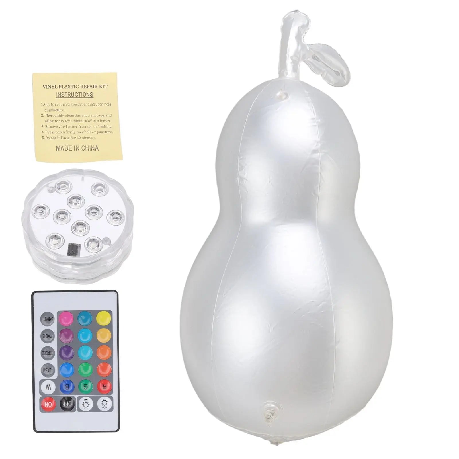 Inflatable Glowing Ball Avocado Shaped Waterproof Remote Control Light Up Ball for Party Wholesale Hub