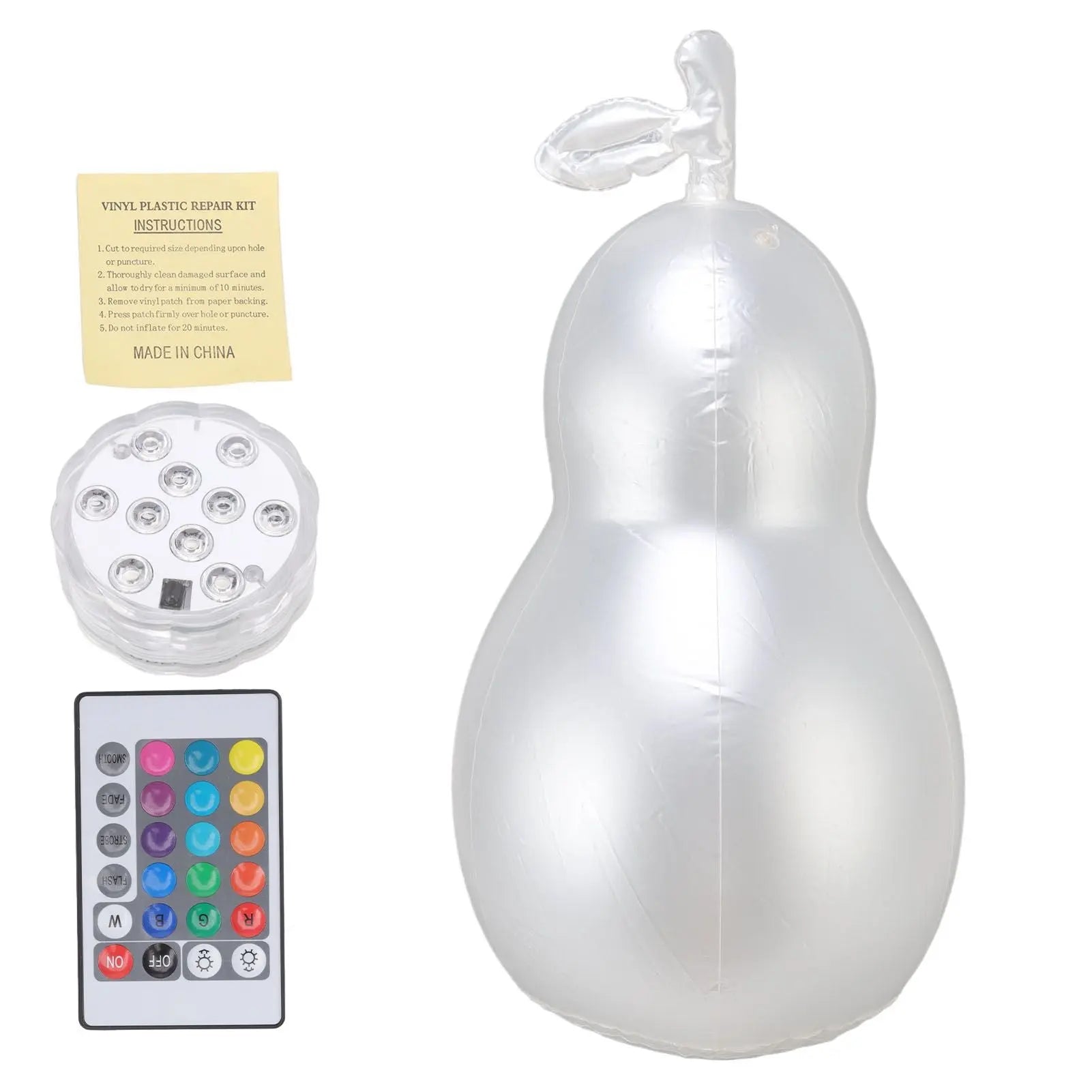 Inflatable Glowing Ball Avocado Shaped Waterproof Remote Control Light Up Ball for Party Wholesale Hub