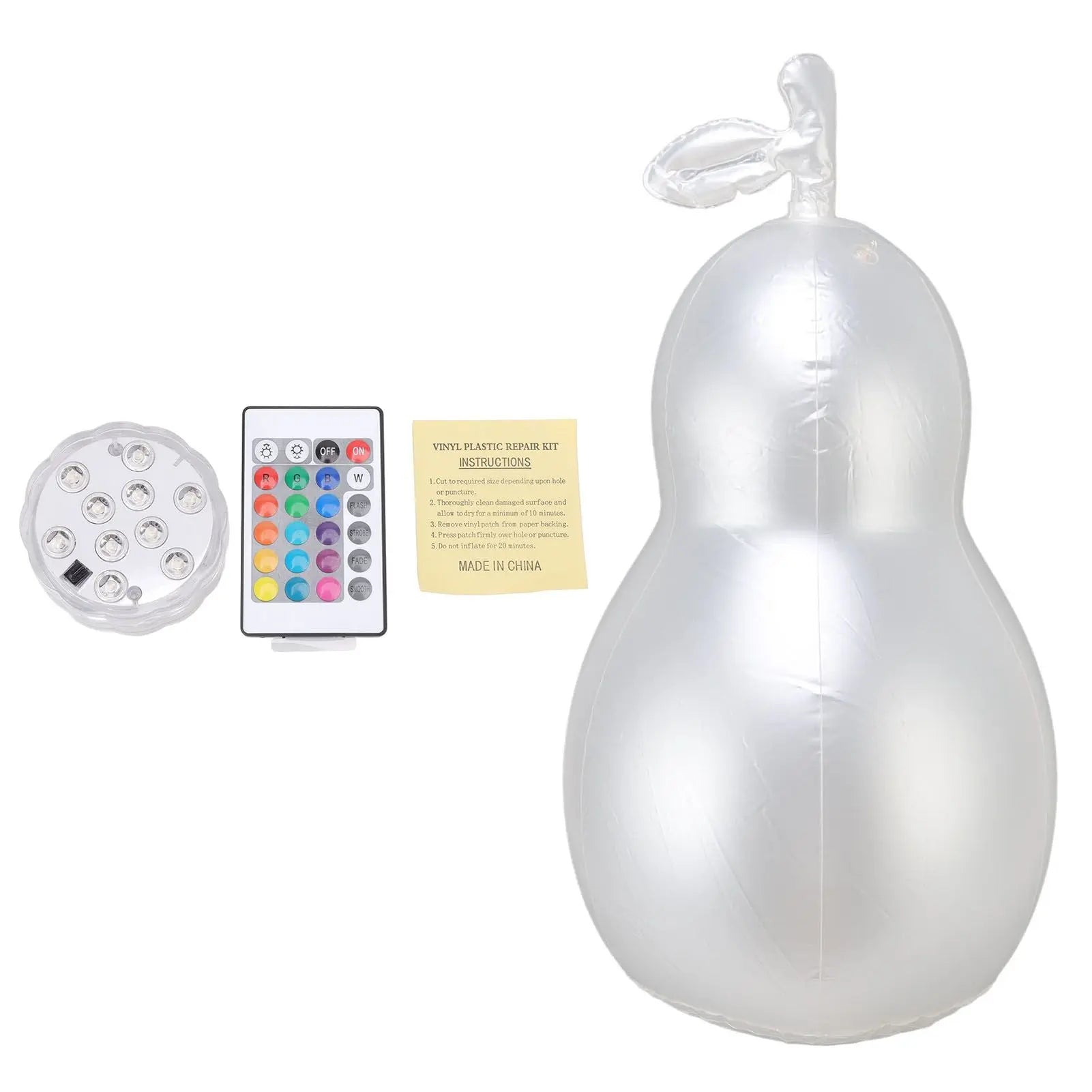 Inflatable Glowing Ball Avocado Shaped Waterproof Remote Control Light Up Ball for Party Wholesale Hub