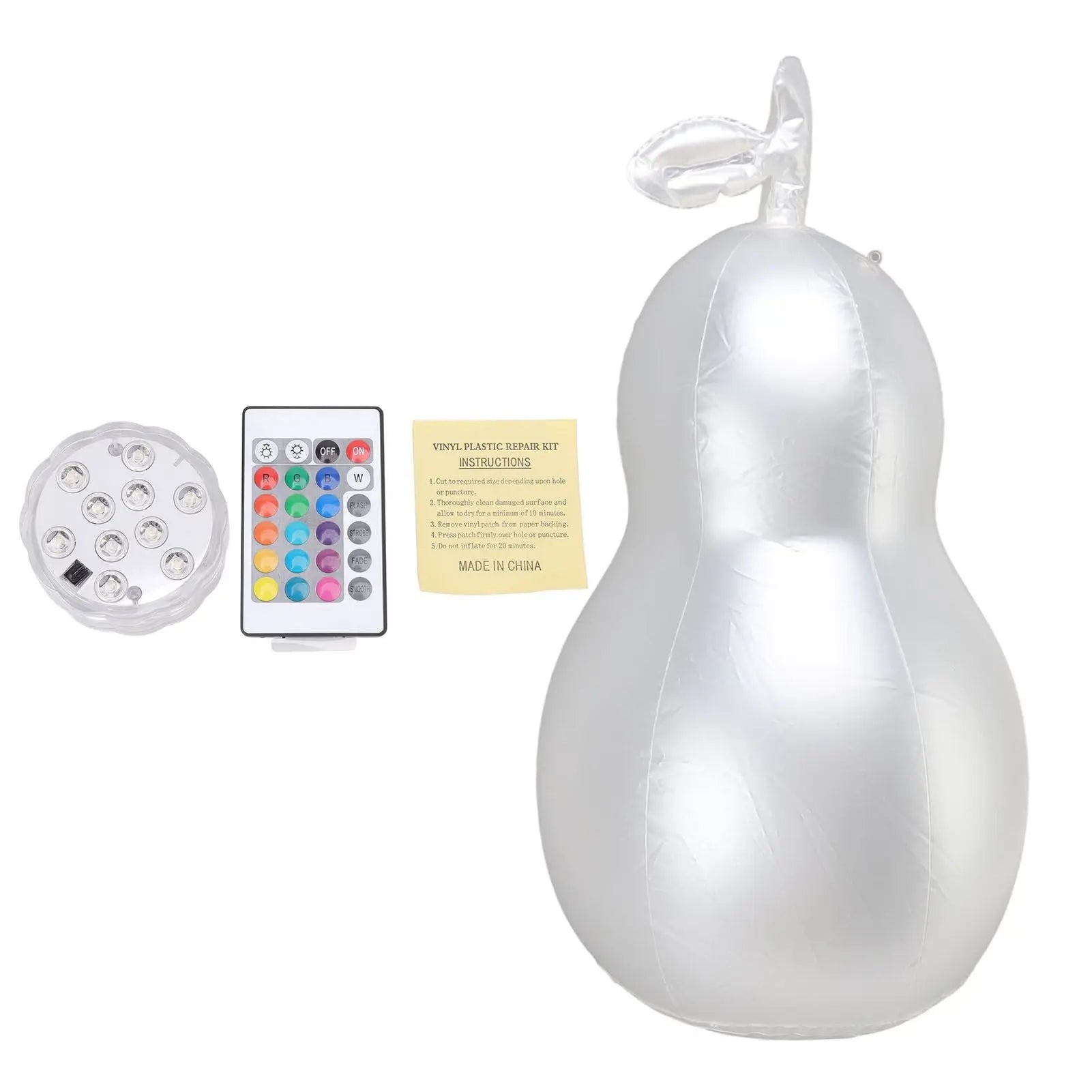 Inflatable Glowing Ball Avocado Shaped Waterproof Remote Control Light Up Ball for Party Wholesale Hub