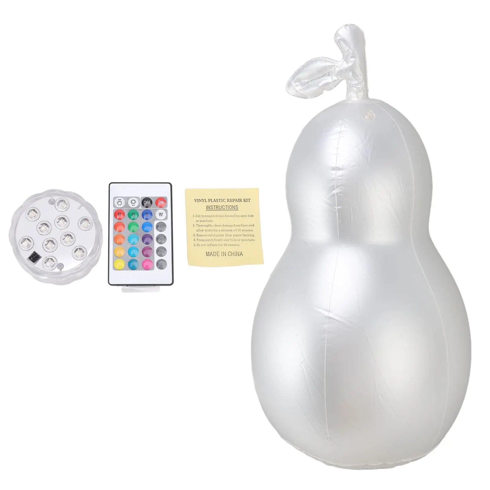 Inflatable Glowing Ball Avocado Shaped Waterproof Remote Control Light Up Ball for Party Wholesale Hub