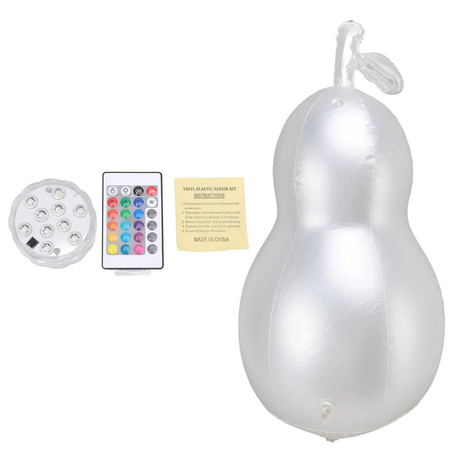 Inflatable Glowing Ball Avocado Shaped Waterproof Remote Control Light Up Ball for Party Wholesale Hub