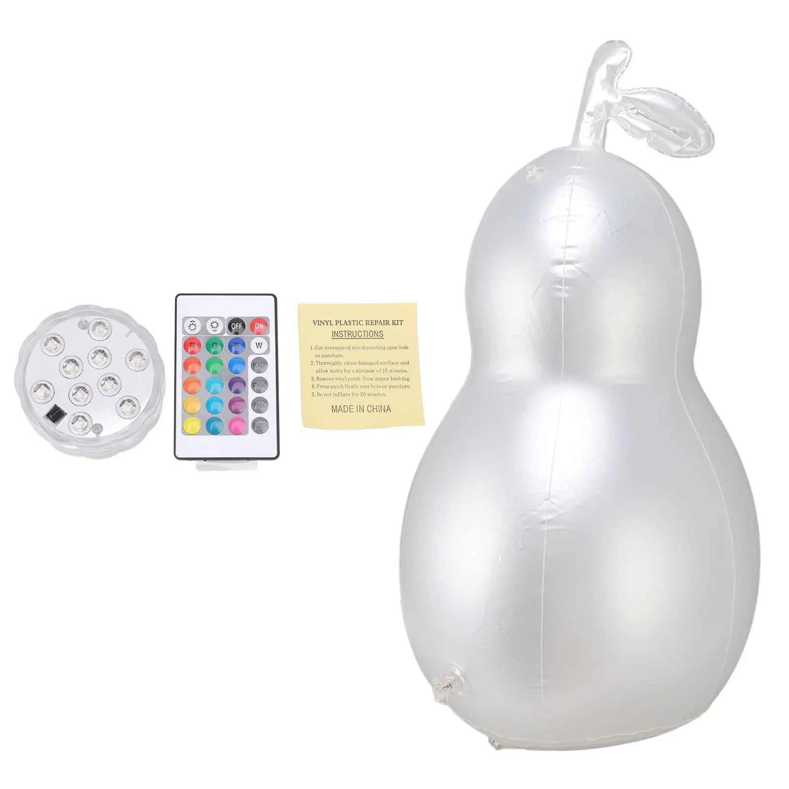 Inflatable Glowing Ball Avocado Shaped Waterproof Remote Control Light Up Ball for Party Wholesale Hub
