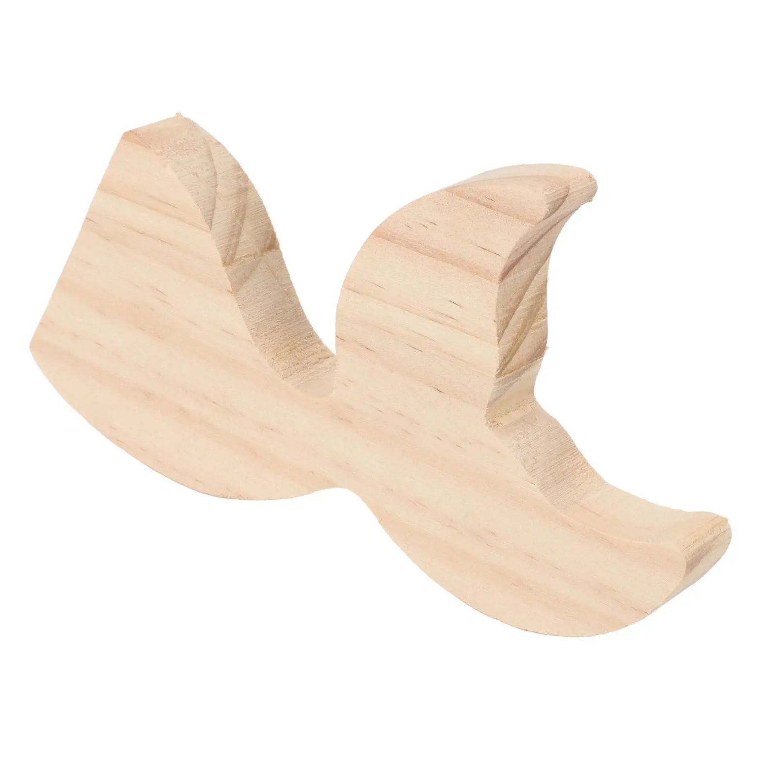 3 Pcs Fish Wood DIY Crafts Whale Tail Ornaments Whale Crafts for Childrens Playthings Toys Wholesale Hub