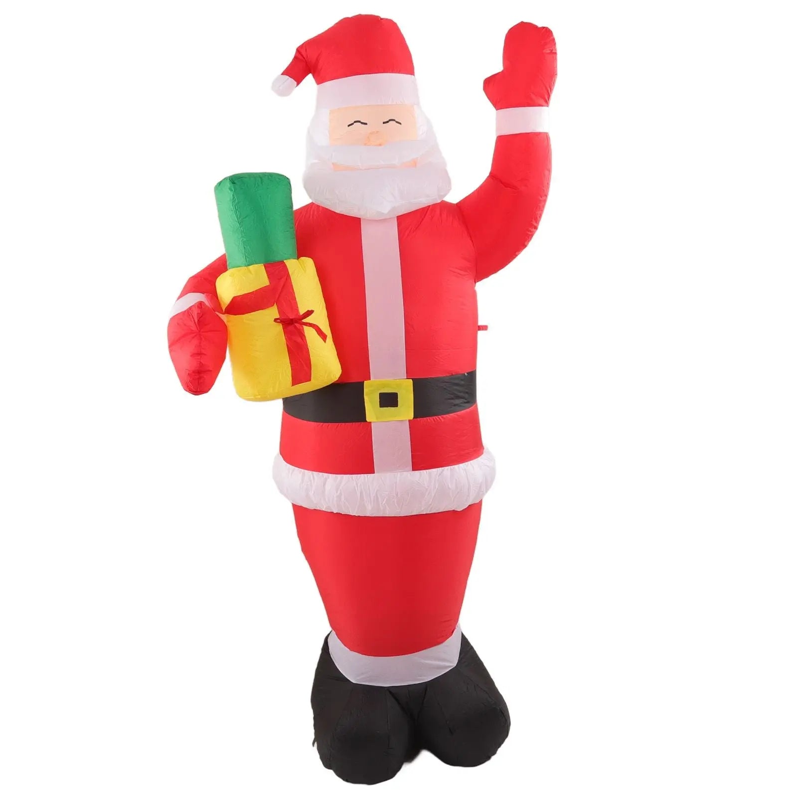 Inflatable Christmas Old Man Model with Gift Bag in Hand LED Growing Inflatable Christmas Man for Outdoor Garden Yard AU 100‑240V Wholesale Hub