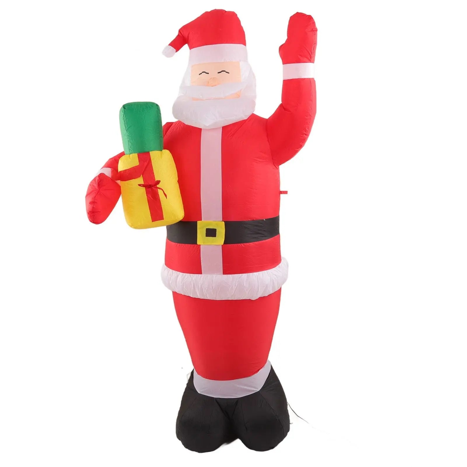 Inflatable Christmas Old Man Model with Gift Bag in Hand LED Growing Inflatable Christmas Man for Outdoor Garden Yard AU 100‑240V Wholesale Hub