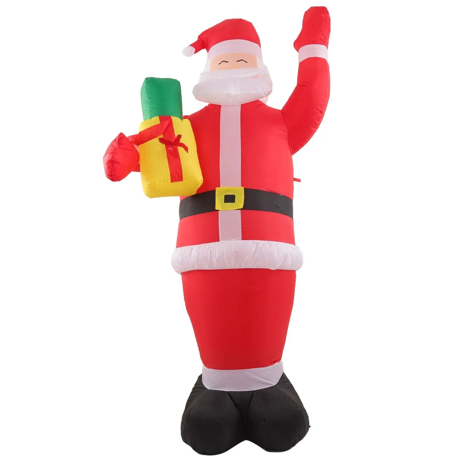 Inflatable Christmas Old Man Model with Gift Bag in Hand LED Growing Inflatable Christmas Man for Outdoor Garden Yard AU 100‑240V Wholesale Hub
