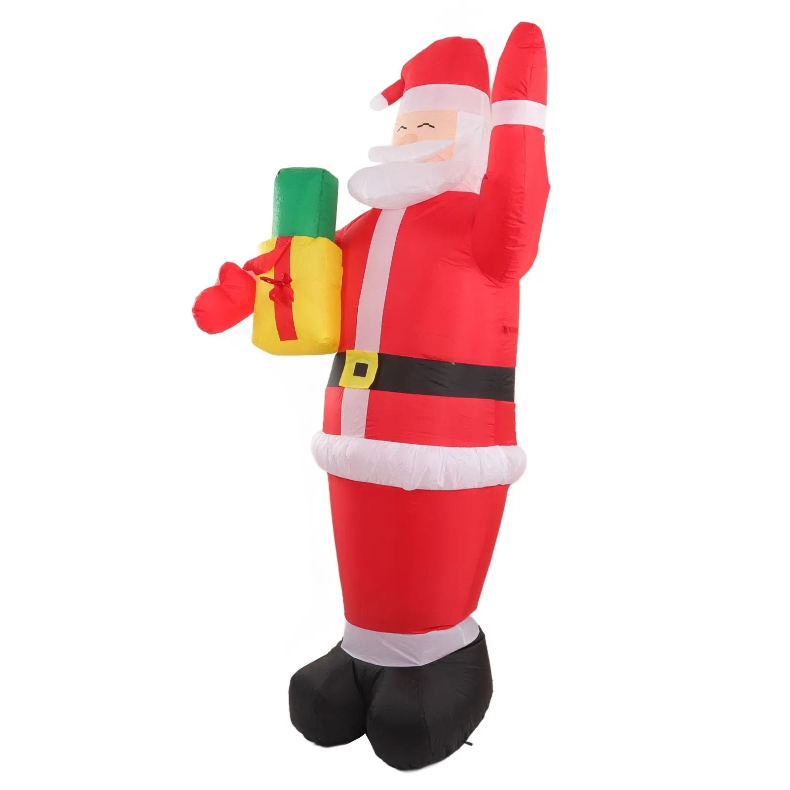 Inflatable Christmas Old Man Model with Gift Bag in Hand LED Growing Inflatable Christmas Man for Outdoor Garden Yard AU 100‑240V Wholesale Hub