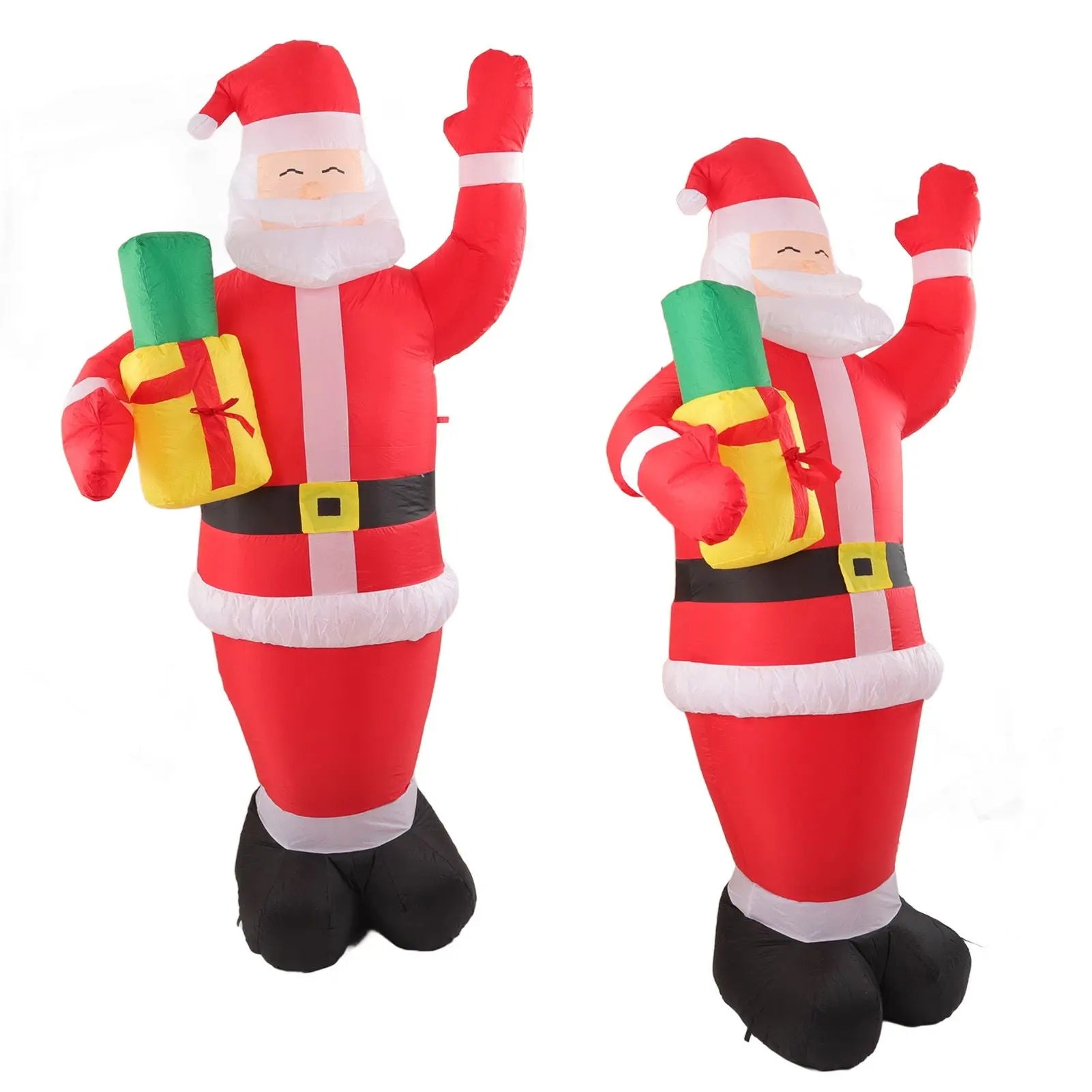 Inflatable Christmas Old Man Model with Gift Bag in Hand LED Growing Inflatable Christmas Man for Outdoor Garden Yard AU 100‑240V Wholesale Hub