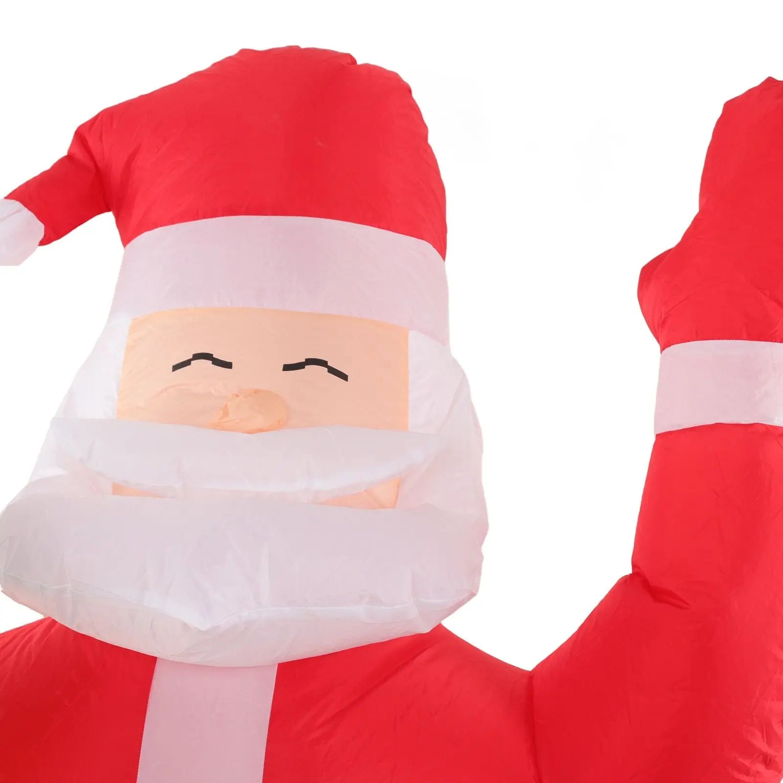 Inflatable Christmas Old Man Model with Gift Bag in Hand LED Growing Inflatable Christmas Man for Outdoor Garden Yard AU 100‑240V Wholesale Hub