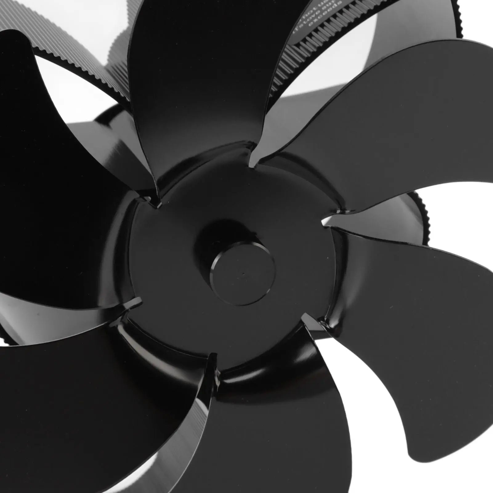 Stove Fan 6 Blades Greater Air Volume Low Noise Operation Wear Resistance Fireplace Fan Black L Wholesale Hub