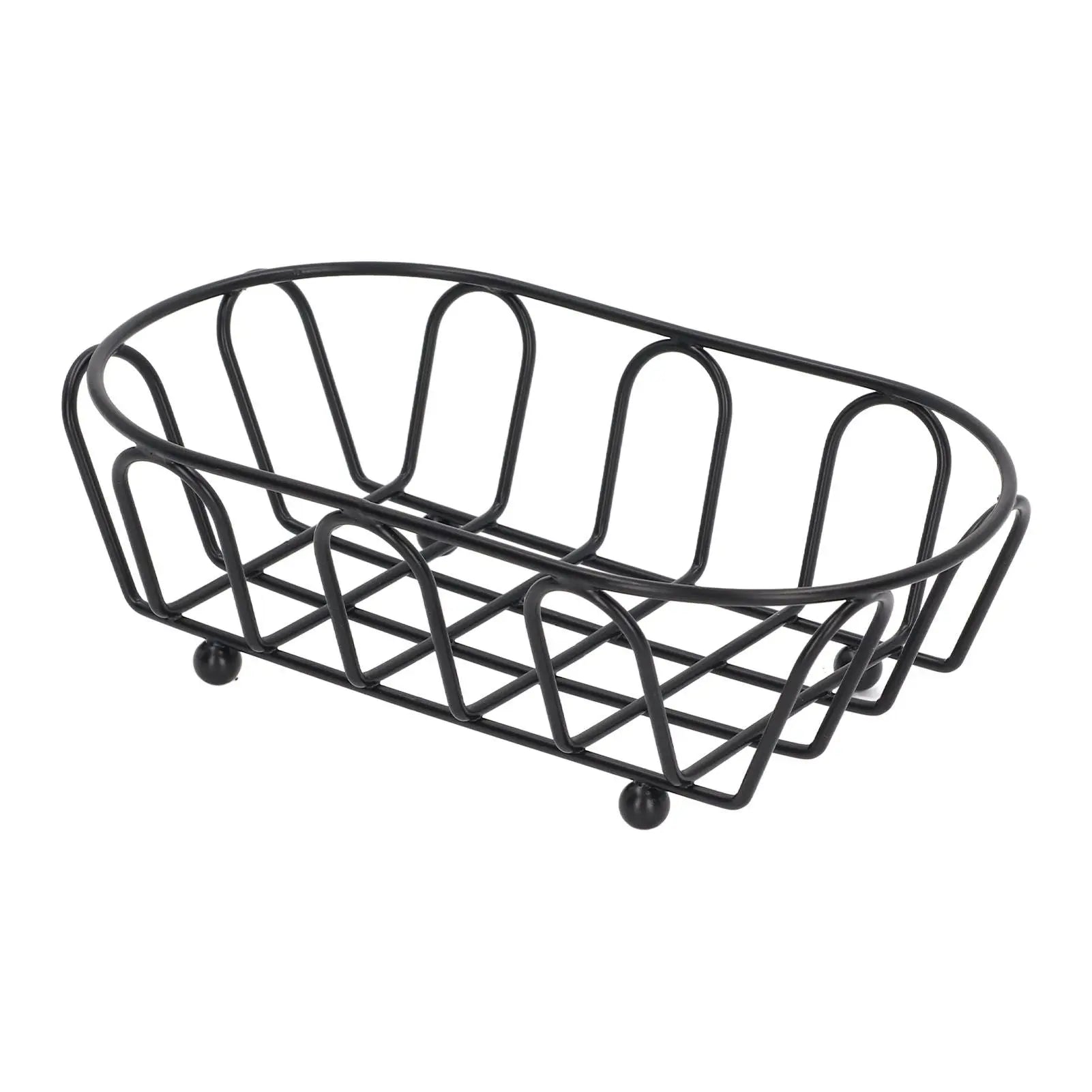 Stainless Steel French Fry Holder Food Grade Safe Fashionable Fries Basket for Snacks Baked Food Wholesale Hub