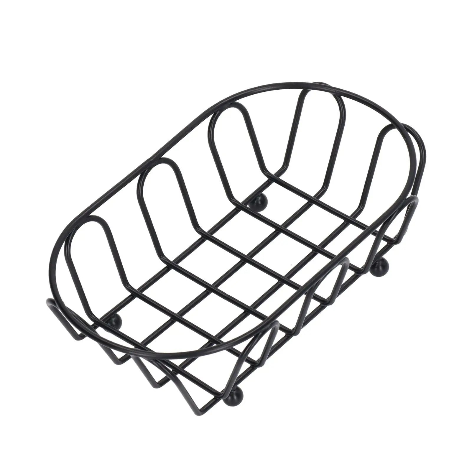Stainless Steel French Fry Holder Food Grade Safe Fashionable Fries Basket for Snacks Baked Food Wholesale Hub