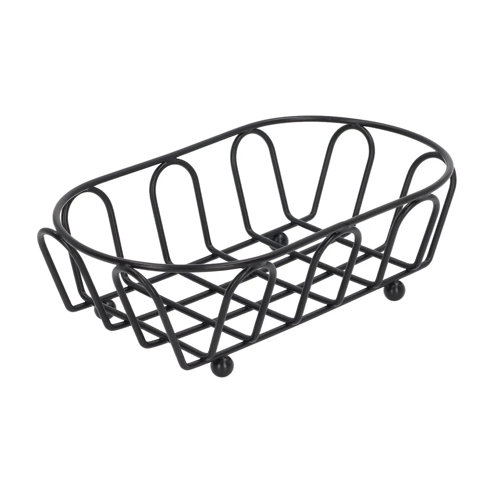 Stainless Steel French Fry Holder Food Grade Safe Fashionable Fries Basket for Snacks Baked Food Wholesale Hub