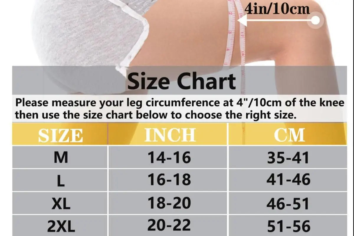 2 Pack Copper Knee Braces with Strap for Knee Pain Women Men Knee Support - L Wholesale Hub