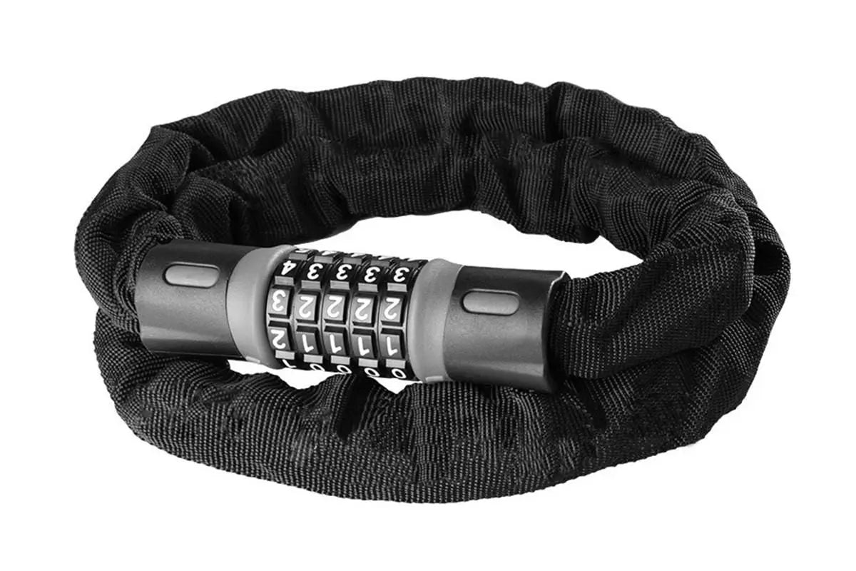 Heavy Duty Keyless Anti-Theft Bicycle Lock 5-Digit Combination Bike Chain Lock Wholesale Hub