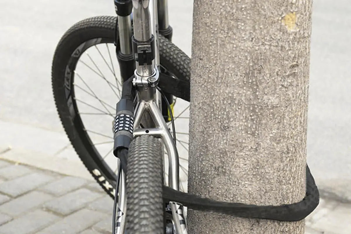Heavy Duty Keyless Anti-Theft Bicycle Lock 5-Digit Combination Bike Chain Lock Wholesale Hub