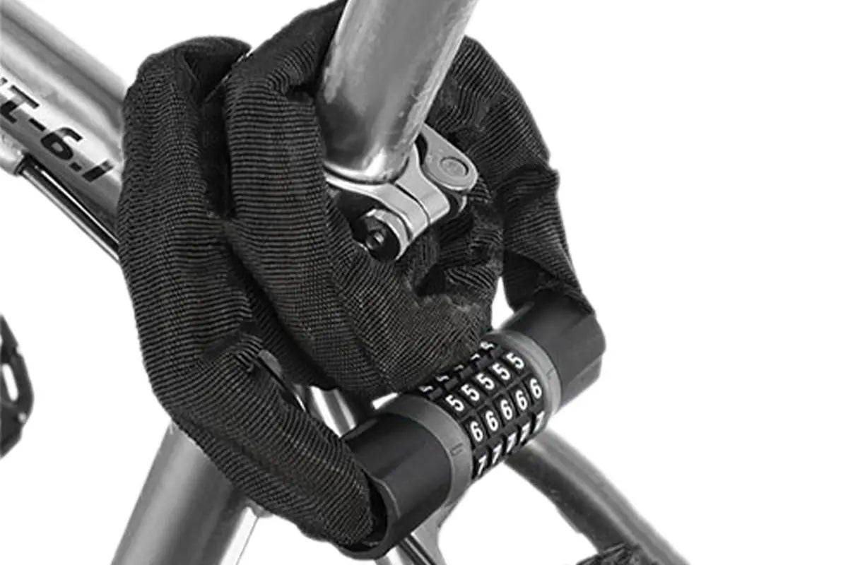 Heavy Duty Keyless Anti-Theft Bicycle Lock 5-Digit Combination Bike Chain Lock Wholesale Hub