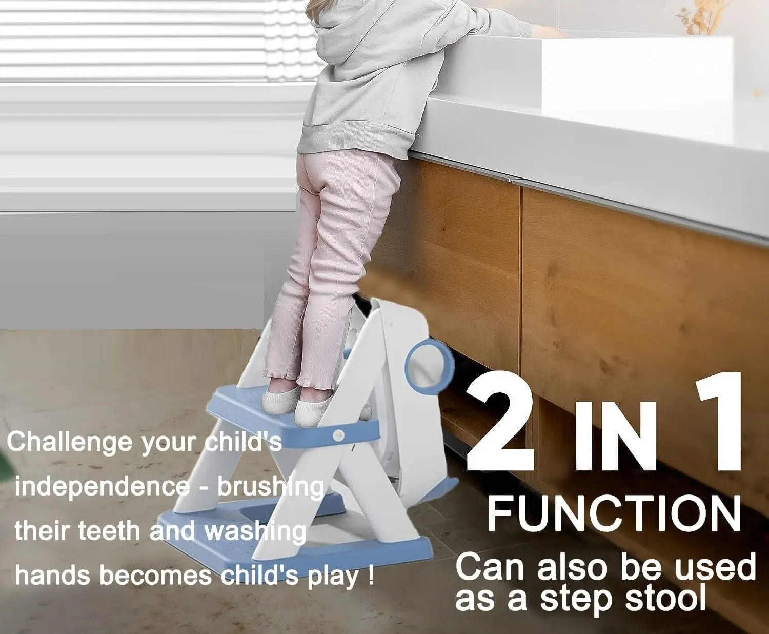 Potty Training Seat Ladder, Kids Boys Girls, Blue Wholesale Hub
