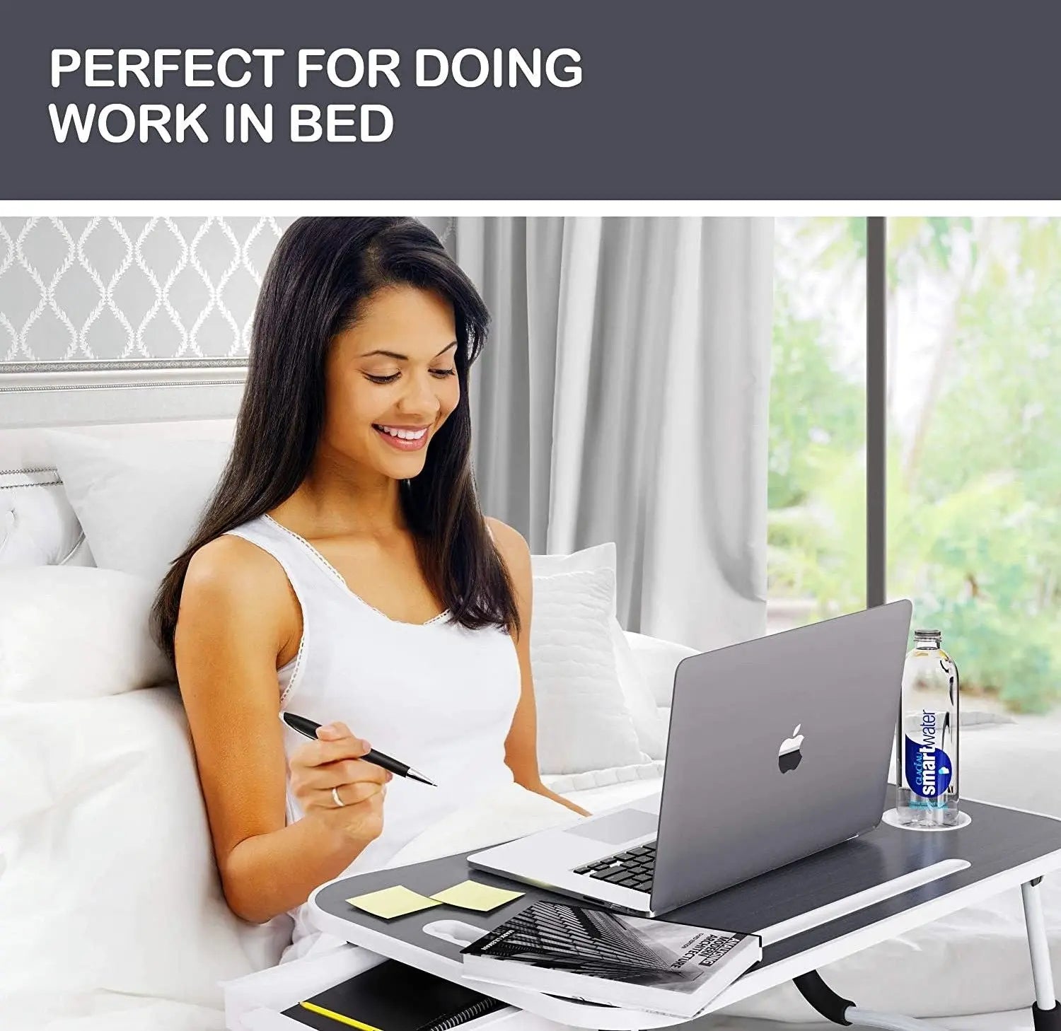 Laptop Bed Desk with Storage and foldable legs for Adults, Kids & Home Office Wholesale Hub