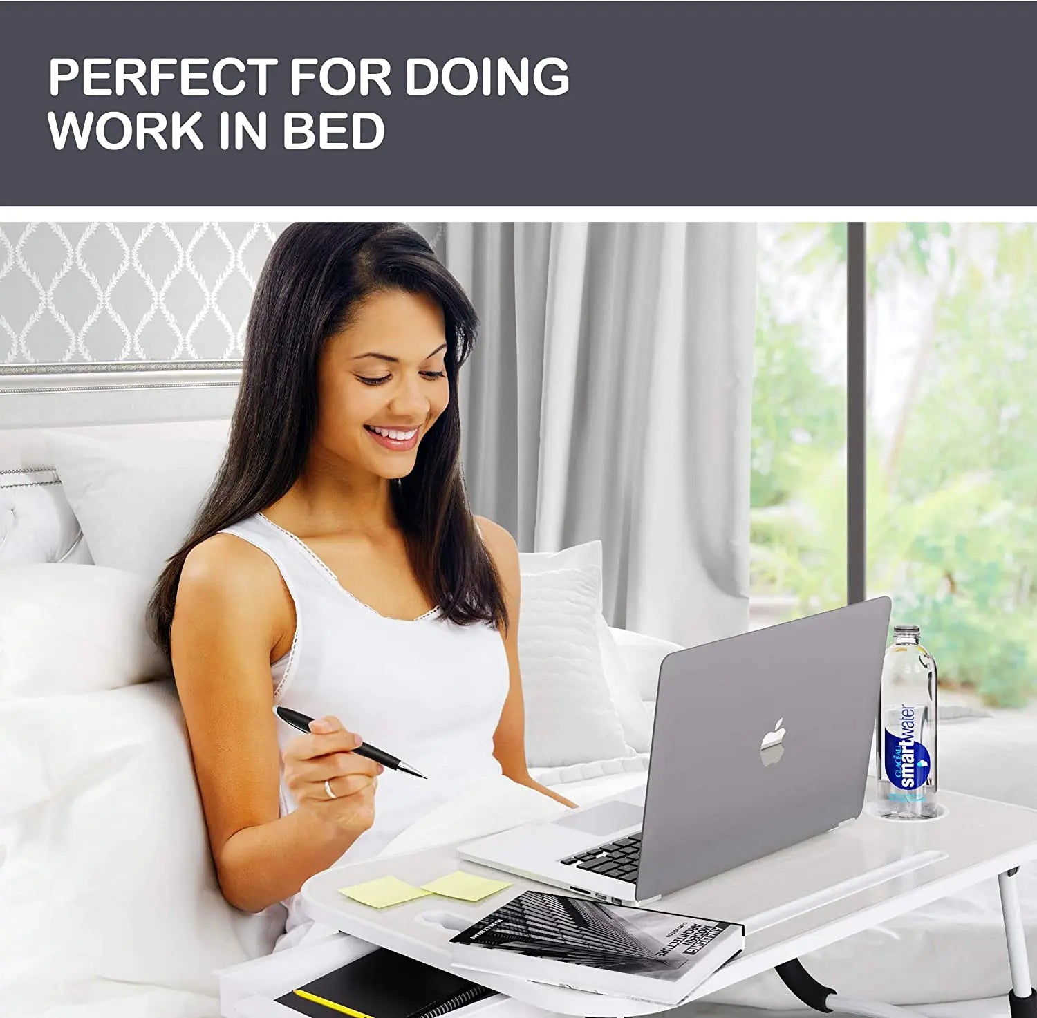 Laptop Bed Desk with Storage and foldable legs for Adults, Kids & Home Office Wholesale Hub