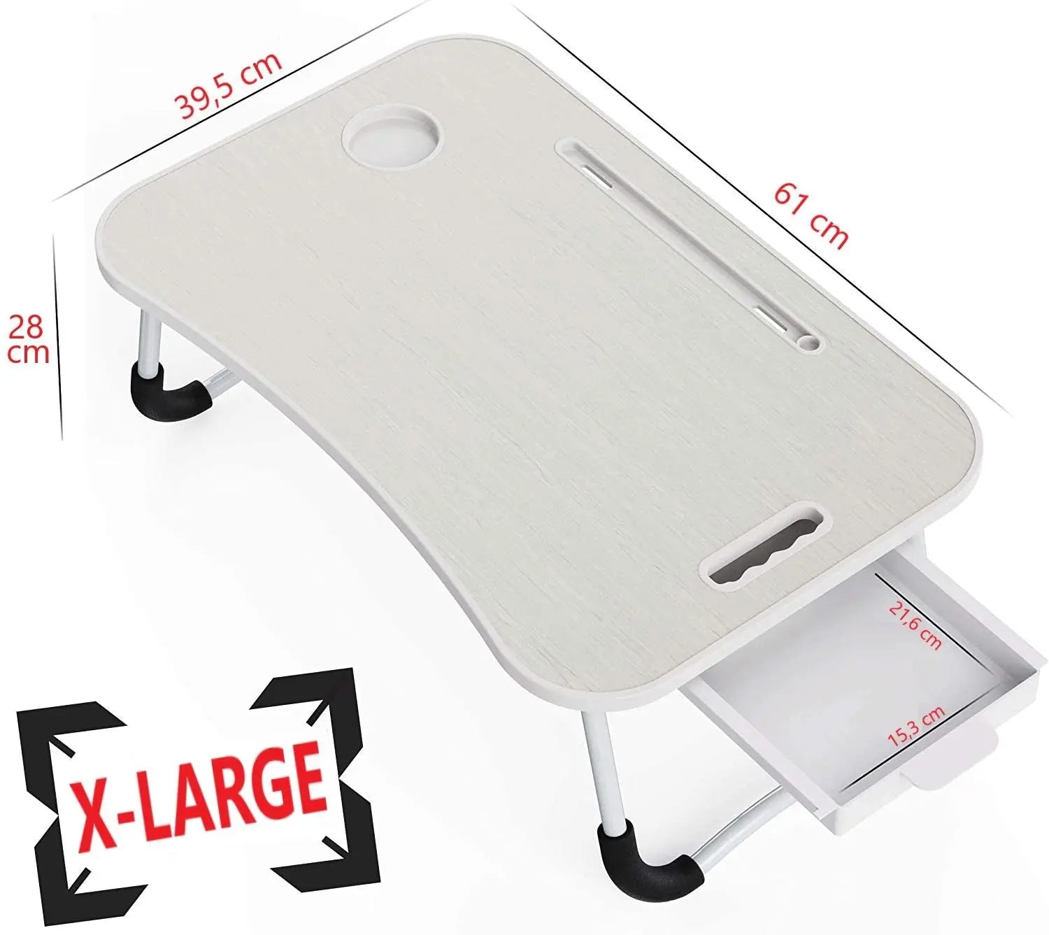 Laptop Bed Desk with Storage and foldable legs for Adults, Kids & Home Office Wholesale Hub