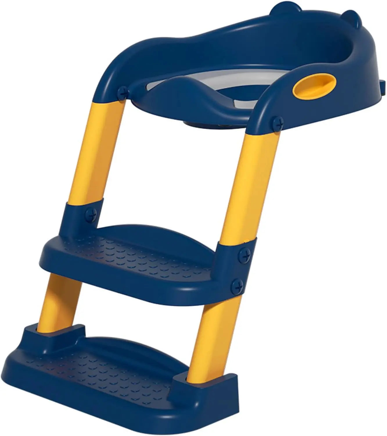 CARLA HOME Potty Training Seat with Step Stool Ladder with Anti-Slip Design, Soft Cushion & Foldable Structure for Kids Bathroom Independence Wholesale Hub
