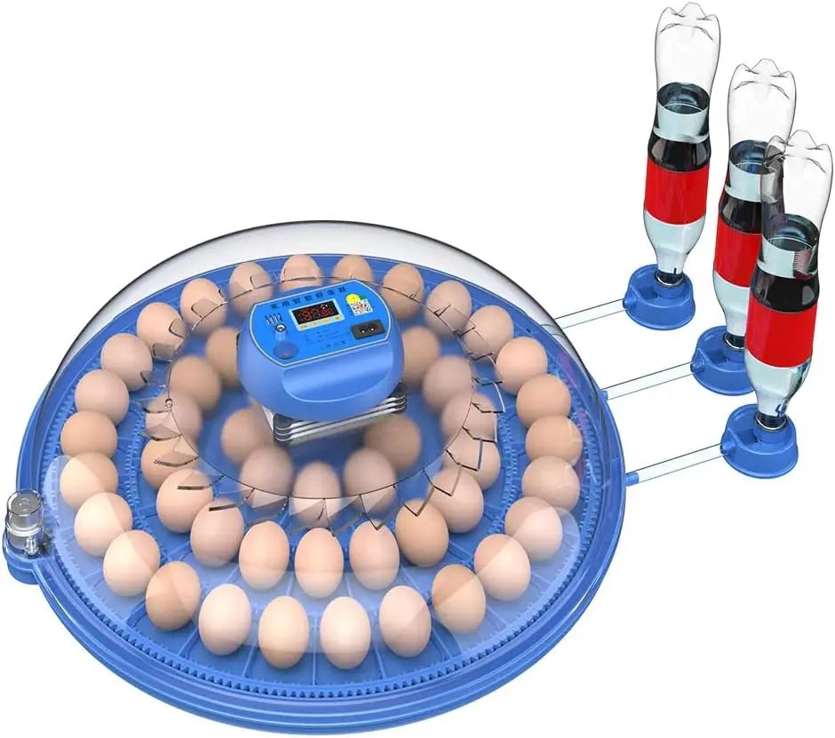 CARLA HOME 52 Egg Incubator with Automatic Turning, LED Display, Humidity & Temperature Control, Auto Water System & Built-in Egg Candler for Chicken, Duck, Quail, Goose Wholesale Hub