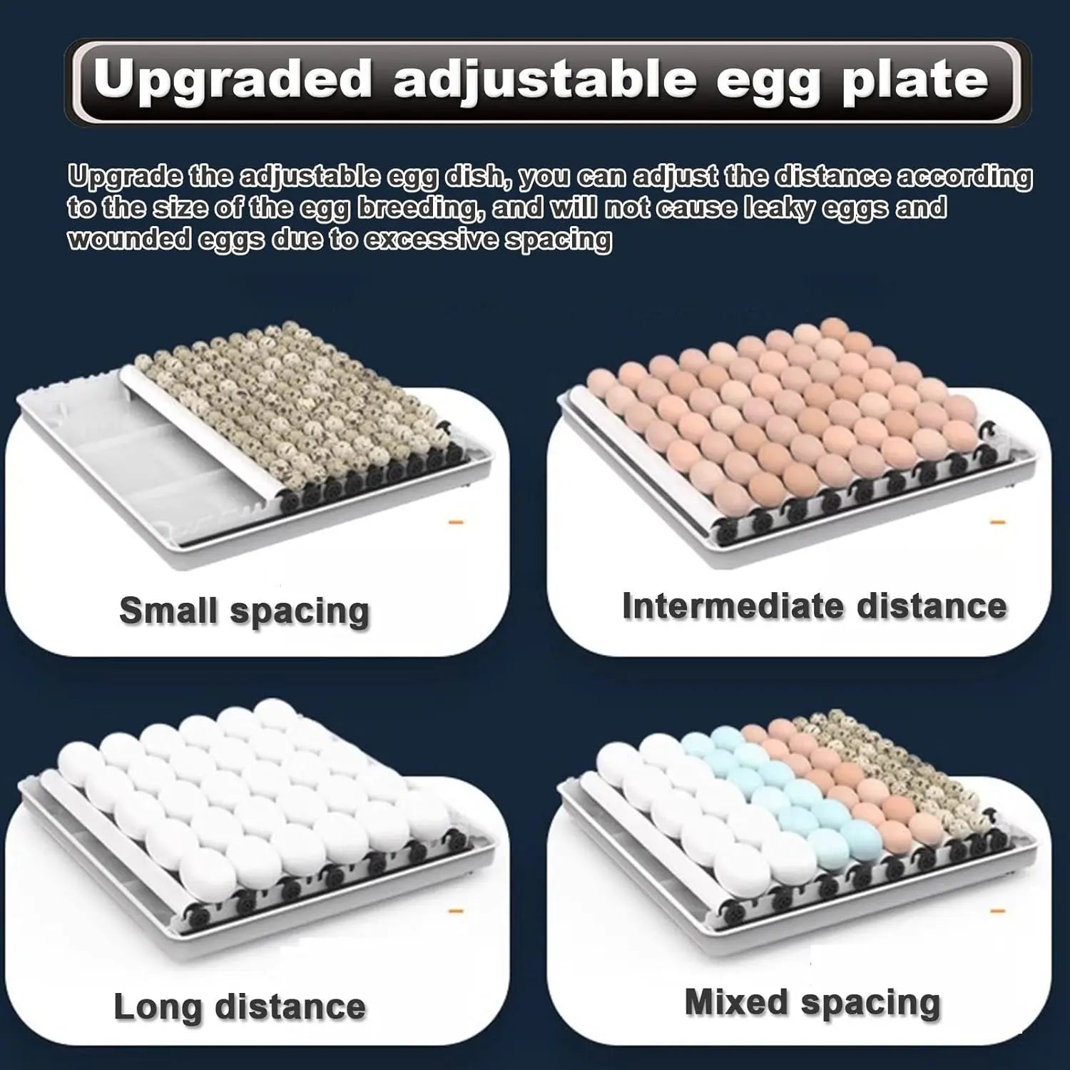 CARLA HOME 70 Egg Incubator with Automatic Turning, LED Display, Humidity & Temperature Control, Auto Water System & Built-in Egg Candler for Chicken, Duck, Quail, Goose Wholesale Hub