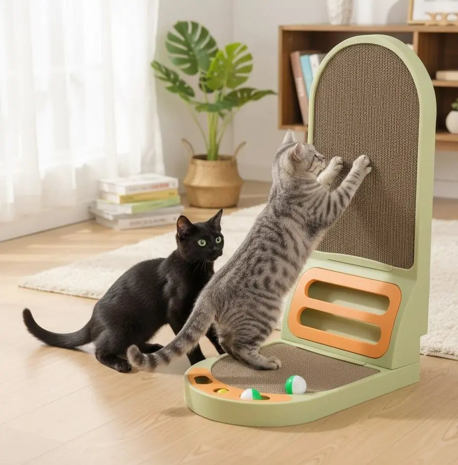 CARLA HOME Vertical Cat Scratching Board with Durable Cardboard for Indoor Cats Wholesale Hub