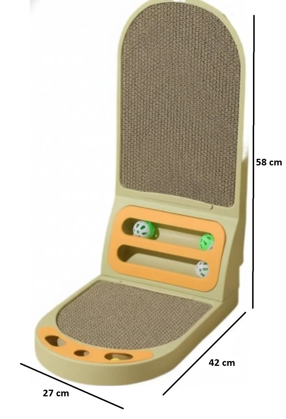 CARLA HOME Vertical Cat Scratching Board with Durable Cardboard for Indoor Cats Wholesale Hub