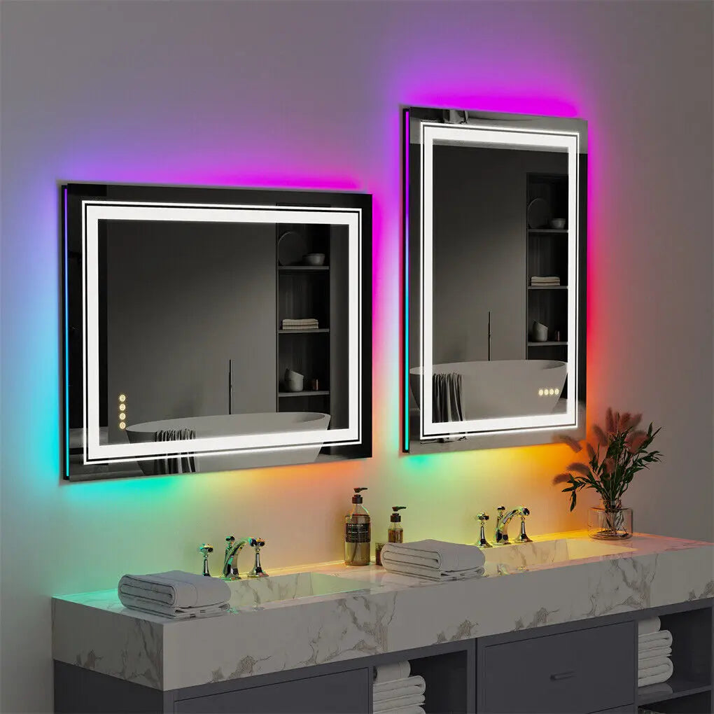 1200x800mm LED Bathroom Mirror Anti-fog Illuminated Wholesale Hub