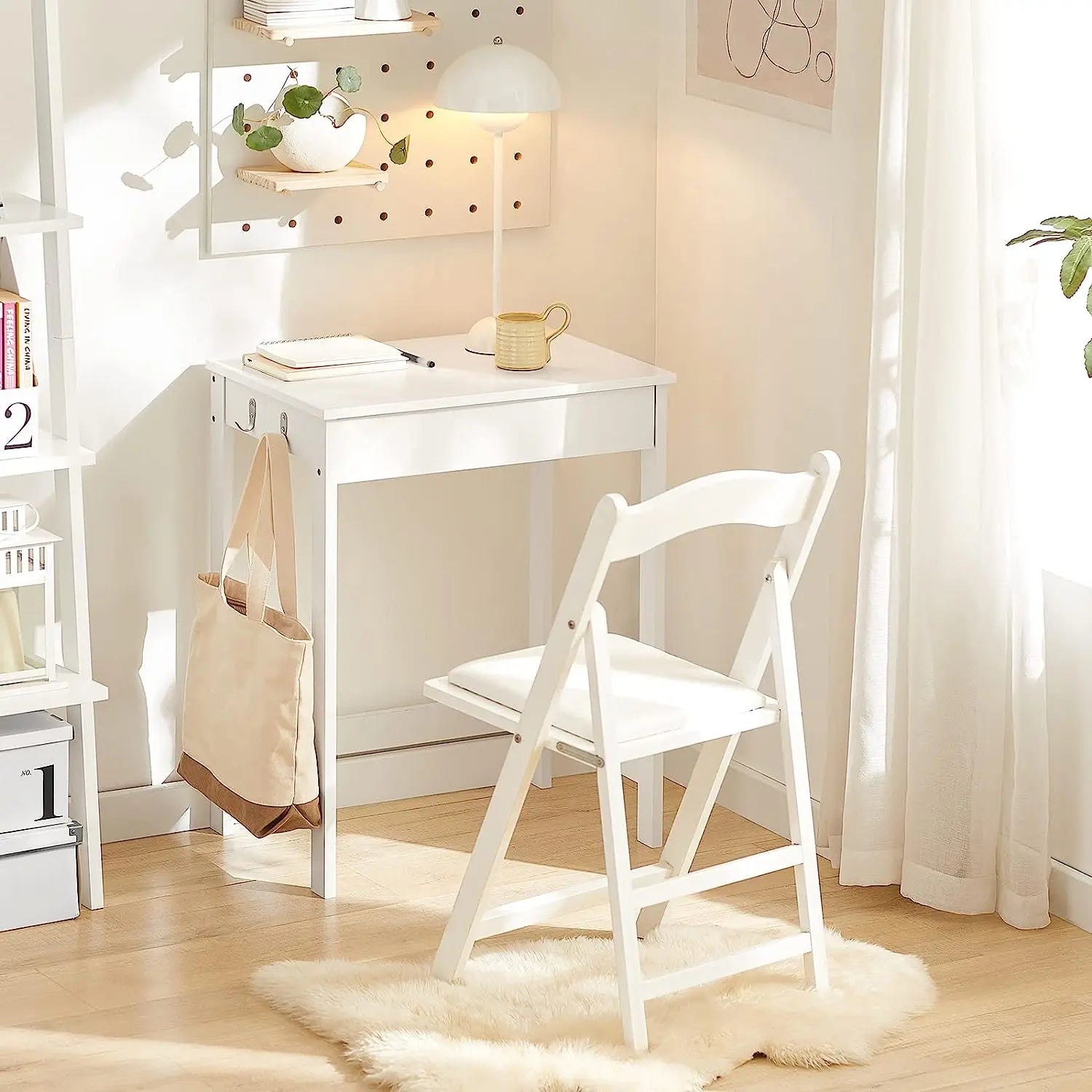 Small White Desk with Drawer Hooks Wholesale Hub