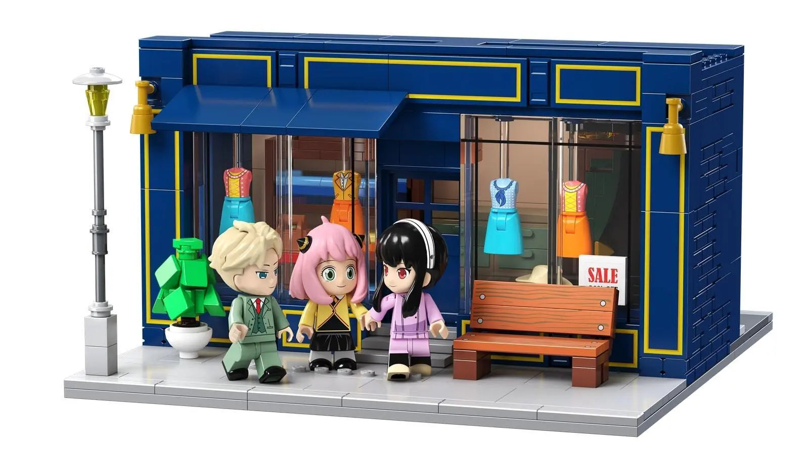 Kalos Spy X Family Forger Family's Adventure Building Block Set Tailor Shop Wholesale Hub