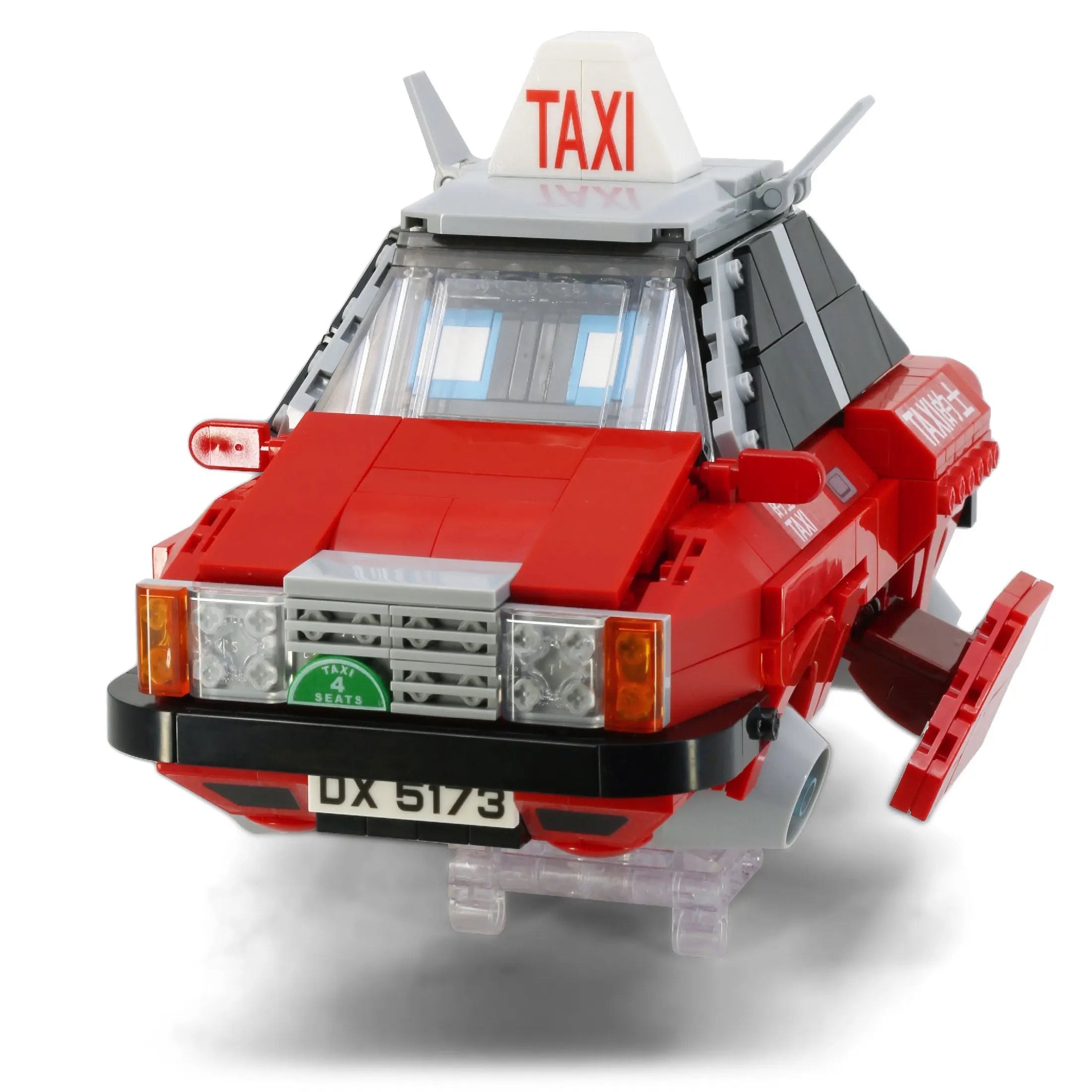Kalos Hong Kong Machines Robot Red Taxi Building Block Set 586pcs 14+ Wholesale Hub