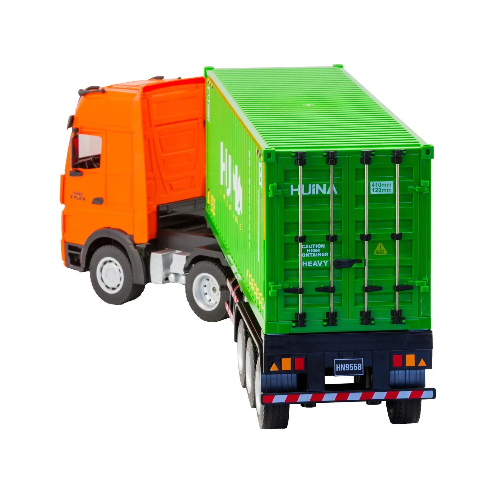 1:18 Scale 9-Channel Alloy Remote Control Container Truck with Lights & Sound for Indoor Play Wholesale Hub