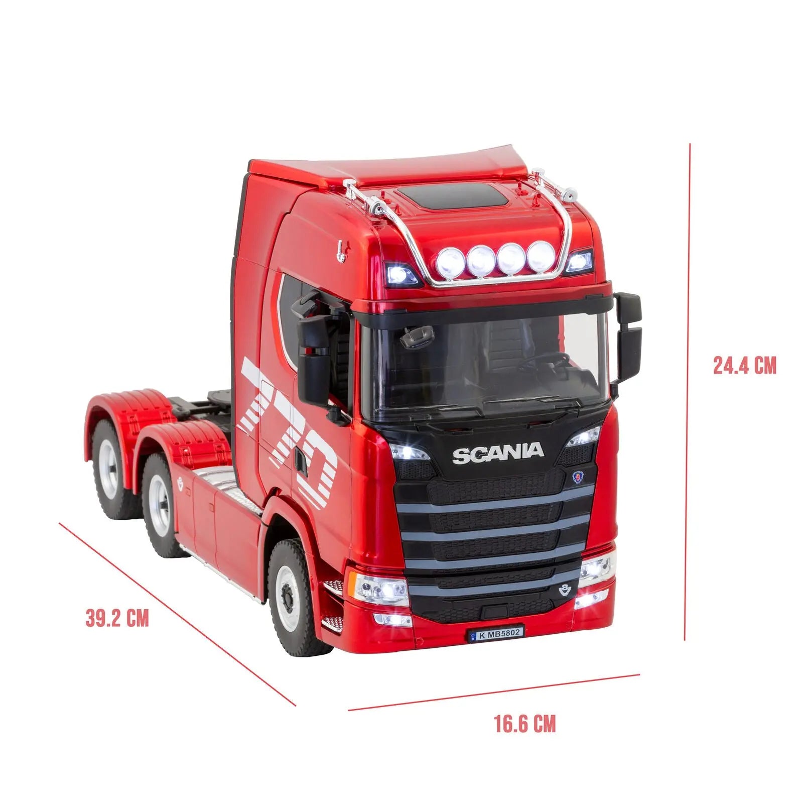 Scania Licensed Remote Control Trailer Head Truck with Lights, Sounds & Steering Adjustment Wholesale Hub