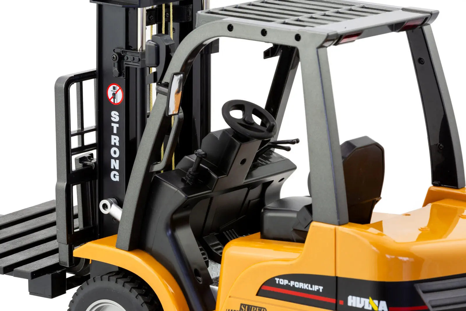 1:10 Scale 2.4G 8-Channel Metal Remote Control Forklift Construction Vehicle with Lifting Function & Sound Wholesale Hub