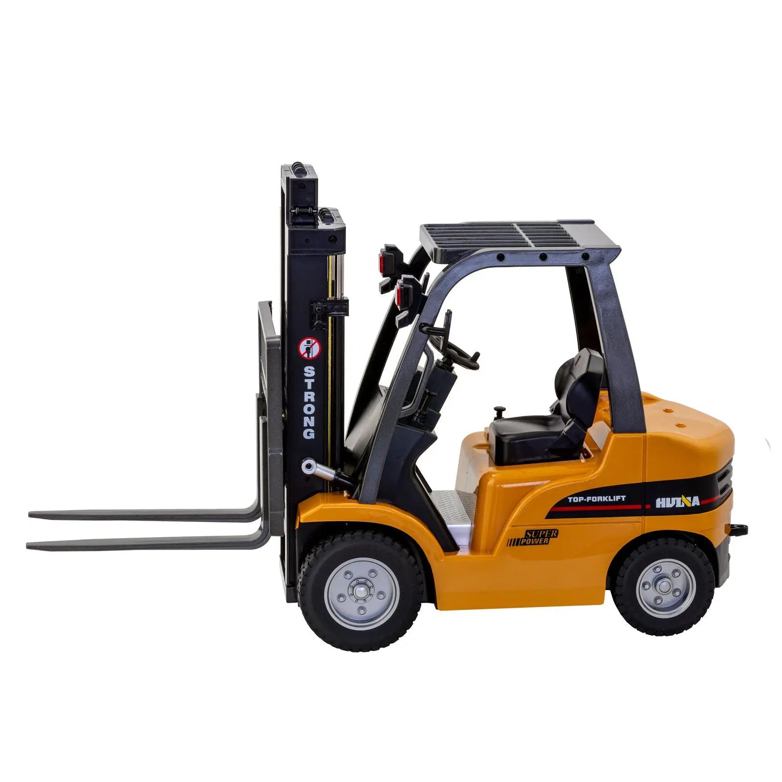 1:10 Scale 2.4G 8-Channel Metal Remote Control Forklift Construction Vehicle with Lifting Function & Sound Wholesale Hub
