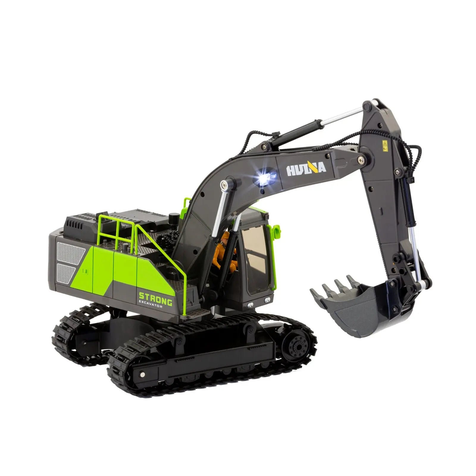1:18 Scale 13-Channel Alloy Remote Control Excavator Construction Vehicle with Lights, Sound and Steam Wholesale Hub