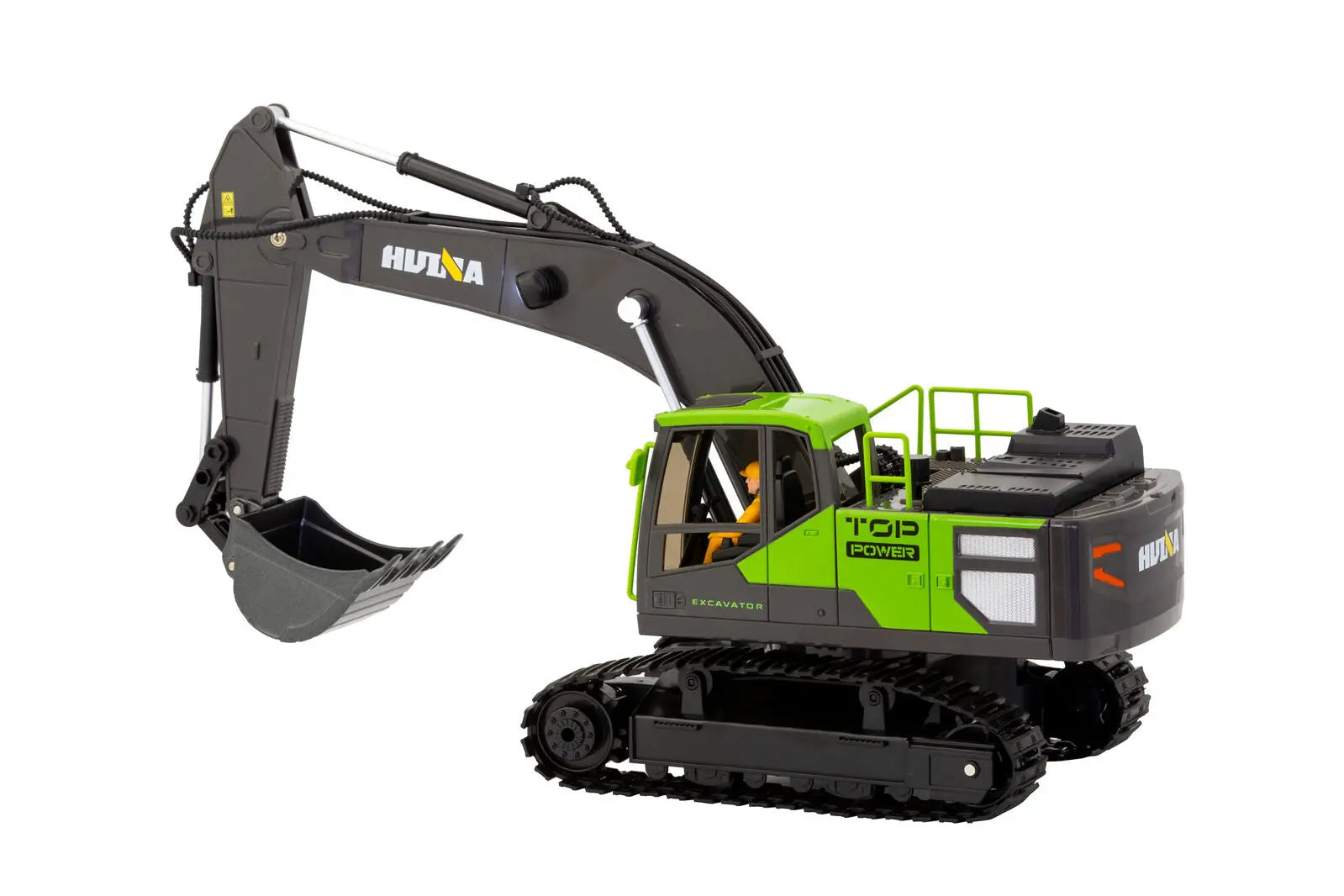 1:18 Scale 13-Channel Alloy Remote Control Excavator Construction Vehicle with Lights, Sound and Steam Wholesale Hub