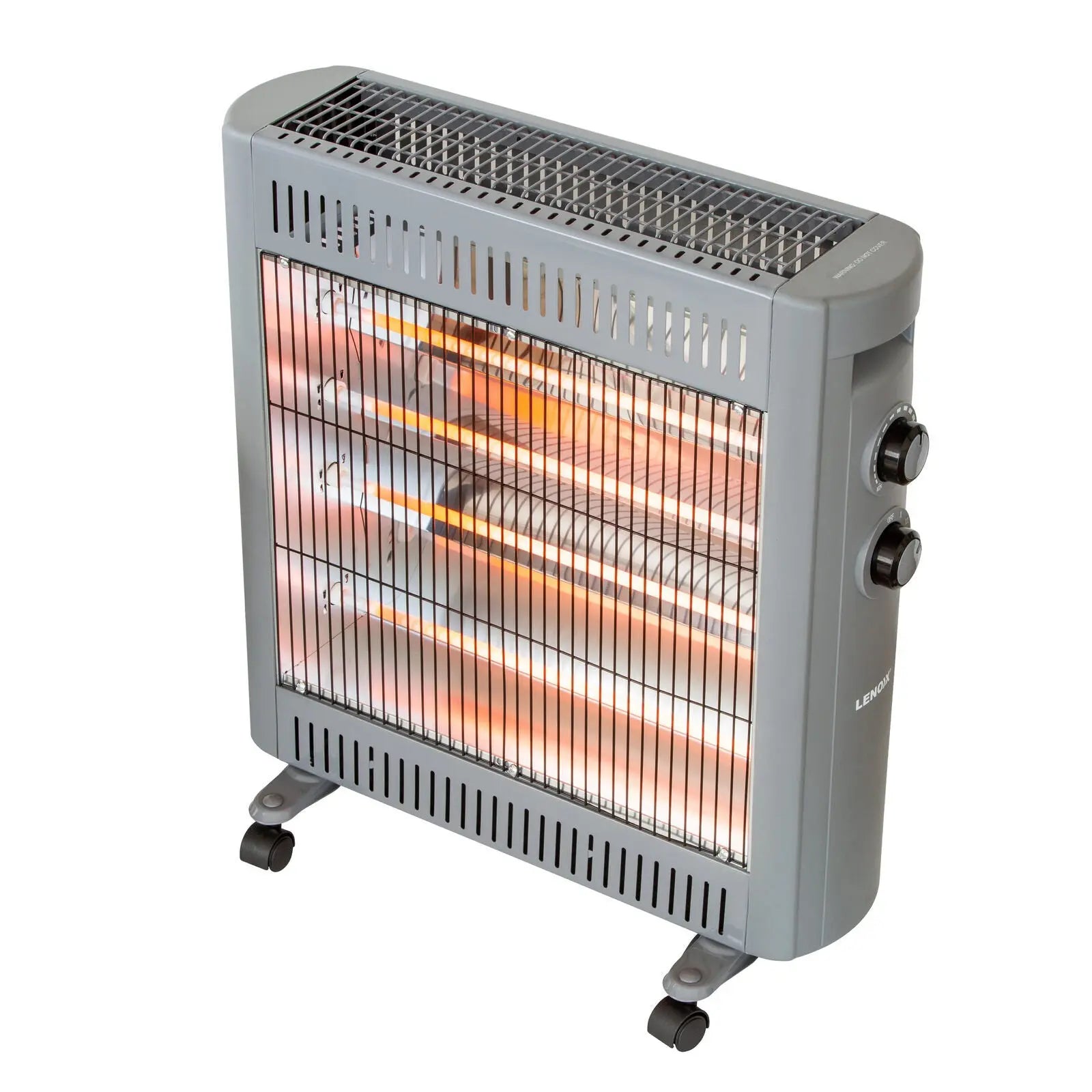 2200W Quartz Infrared Radiant Heater with Adjustable Thermostat and 2 Power Settings Wholesale Hub