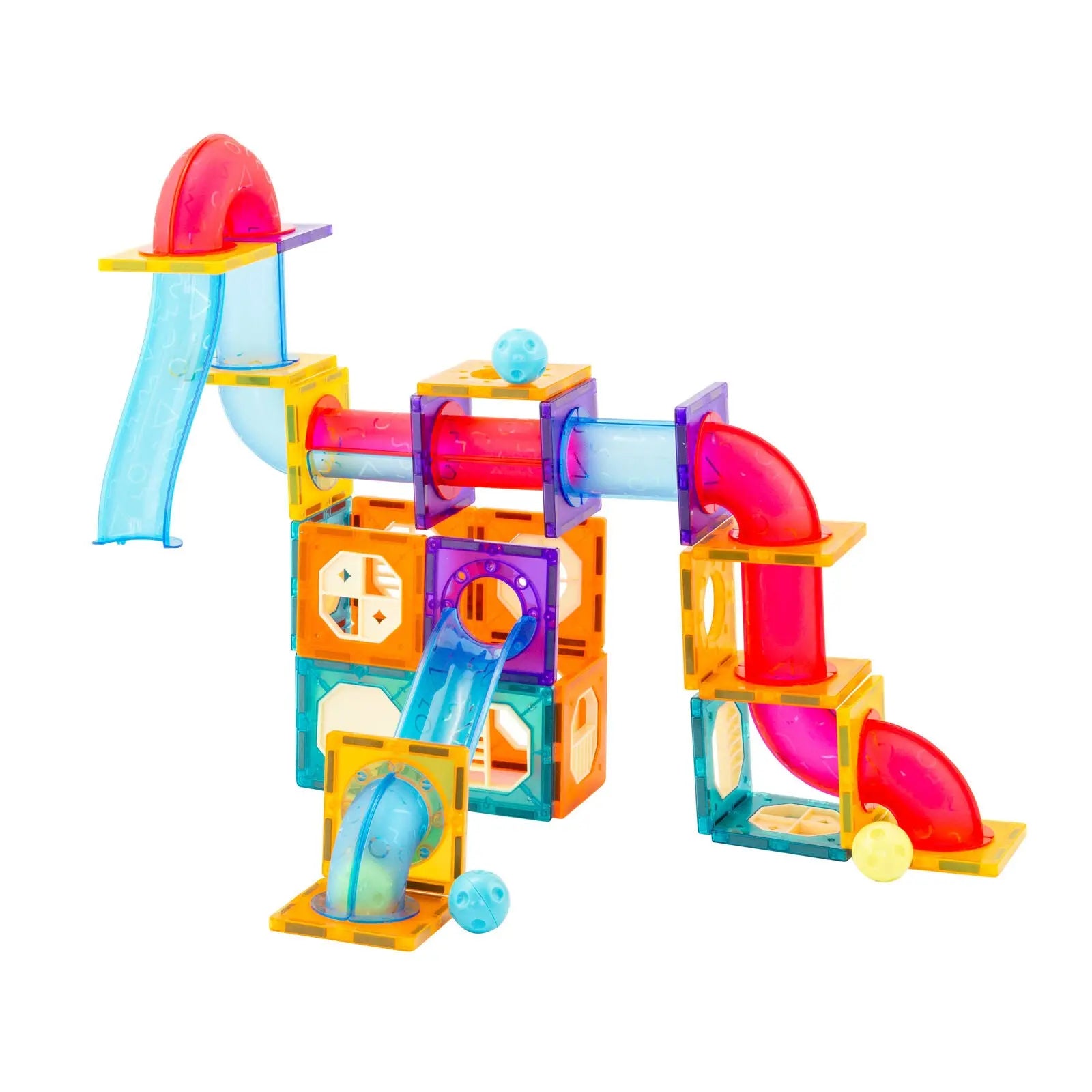 88 Pcs non-toxic STEM Educational, Durable Magnetic Tiles/Puzzle with Storage Bag Wholesale Hub