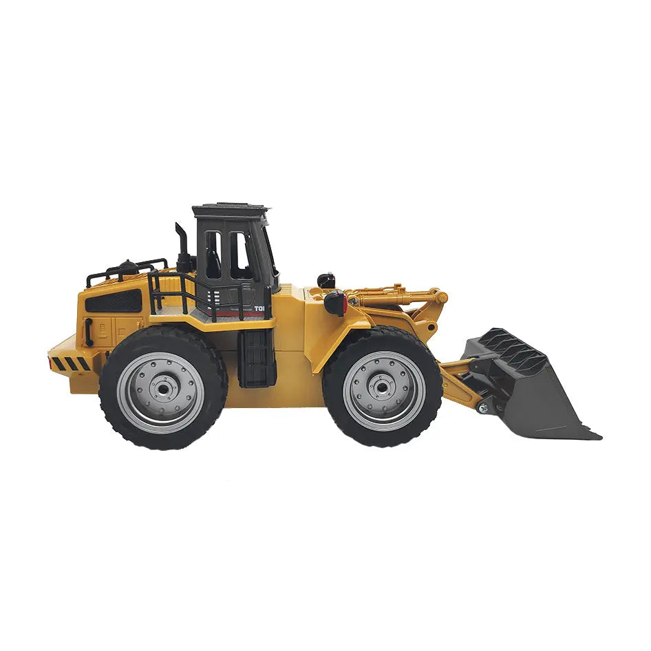 Remote Control Model Bulldozer Truck (Yellow), Driving Cab and Scoop Wholesale Hub