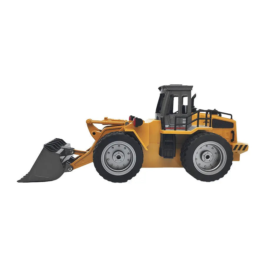 Remote Control Model Bulldozer Truck (Yellow), Driving Cab and Scoop Wholesale Hub