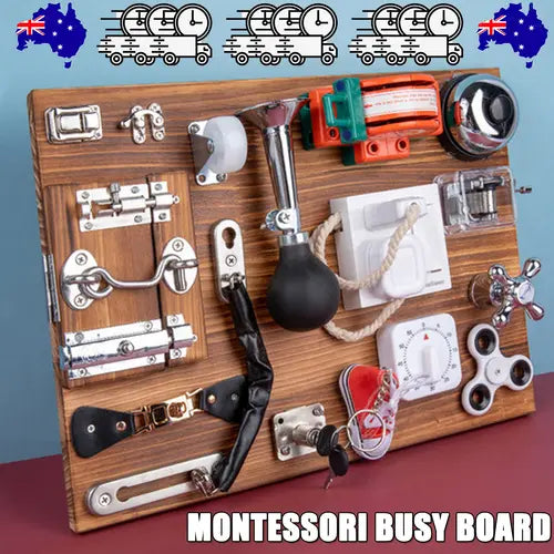 Sensory Toys Activity Board Educational Learning Toys Brain Games Preschool AU Wholesale Hub