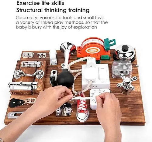 Sensory Toys Activity Board Educational Learning Toys Brain Games Preschool AU Wholesale Hub