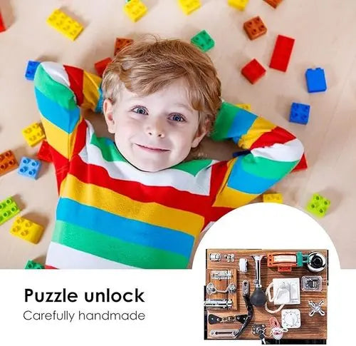 Sensory Toys Activity Board Educational Learning Toys Brain Games Preschool AU Wholesale Hub