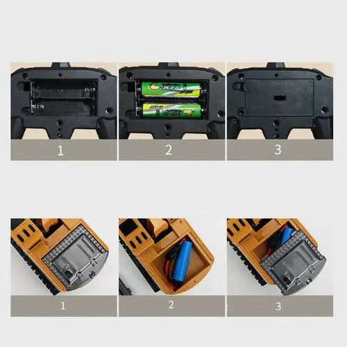 1:24 RC Digger Remote Control Excavator Construction Truck Vehicle RC Toys 6CH Wholesale Hub